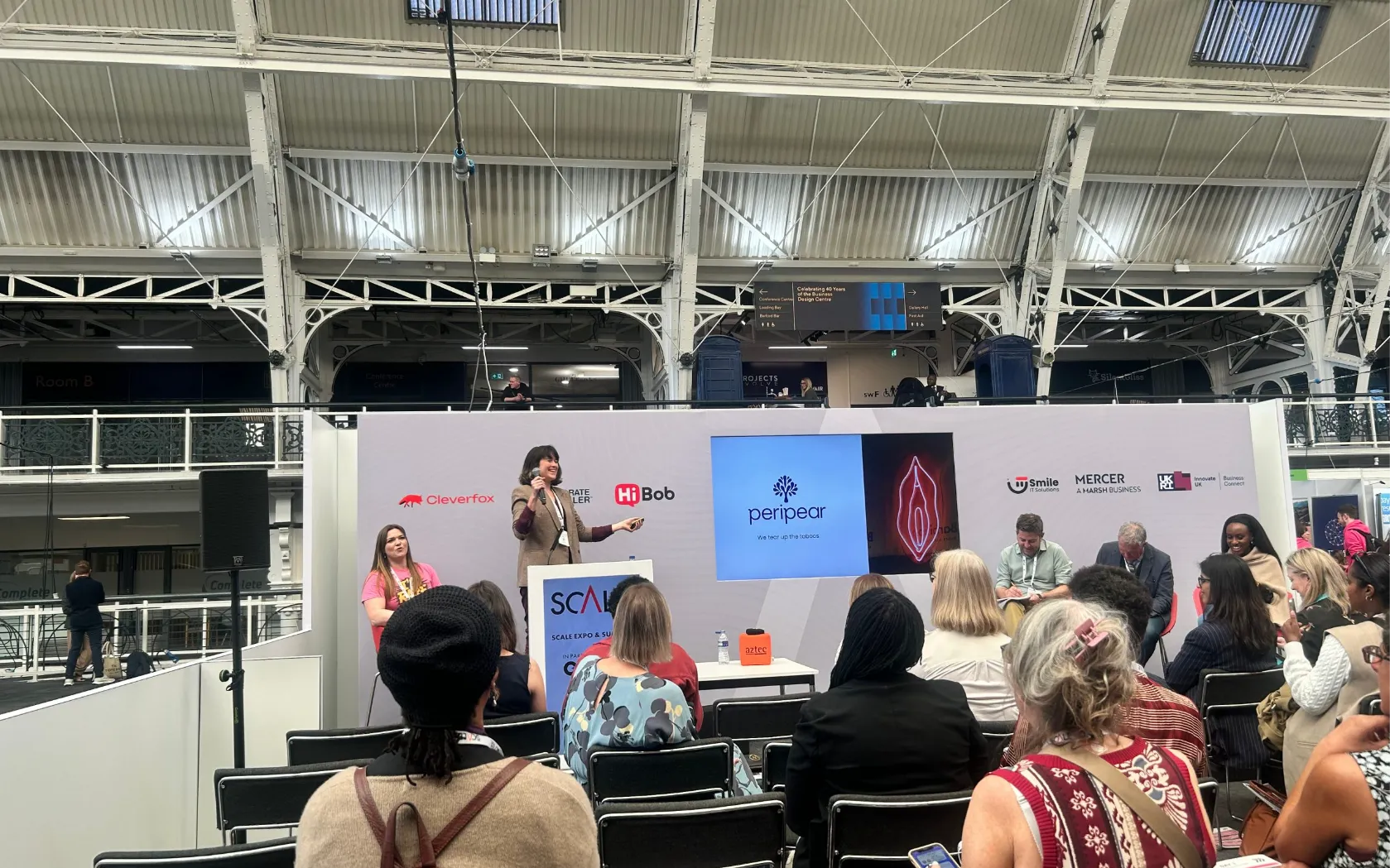 person presenting