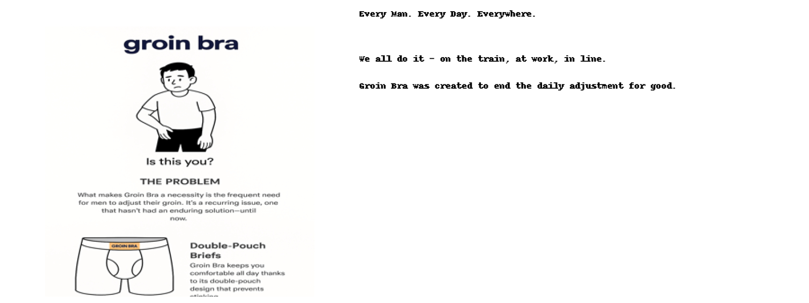 Groin Bra (New Underwear)