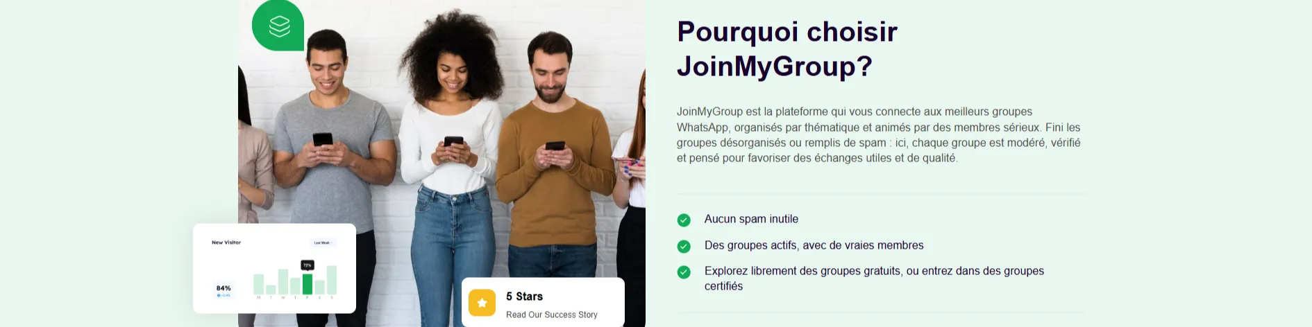 Investir dans JoinMyGroup